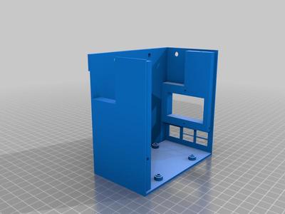 Kabinet Ender 3 Pro PSU Holder med Raspberry PI og DC konverter og Kabinet til lednings skjuler 