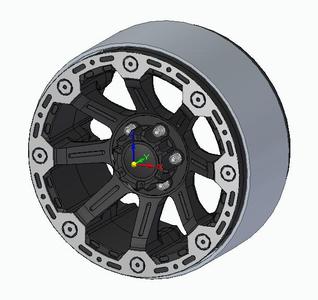 RC beadlock rim DC Torque style