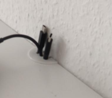 Ikea brimnes cable holder
