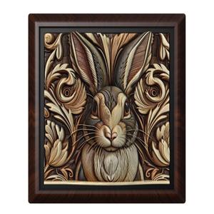 Rabbit animal wall art relief wall decor