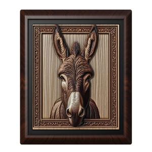 Donkey animal wall art relief wall decor