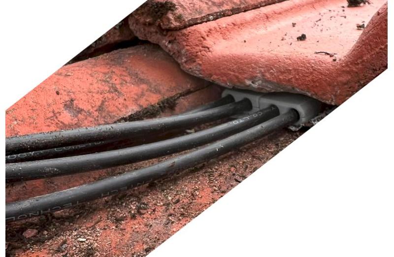 Dachpfannen Solar Kabel Durchführung