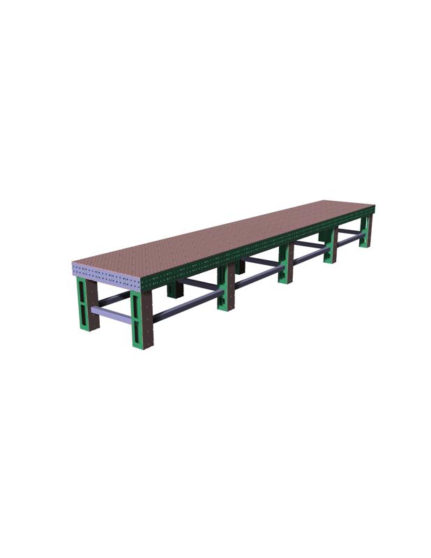Welding Table - DIY - Laser Cut - 5800 X 1000 X 150 with 10mm Table Top and 6.0mm Frame - Costa Lock System - DXF Files