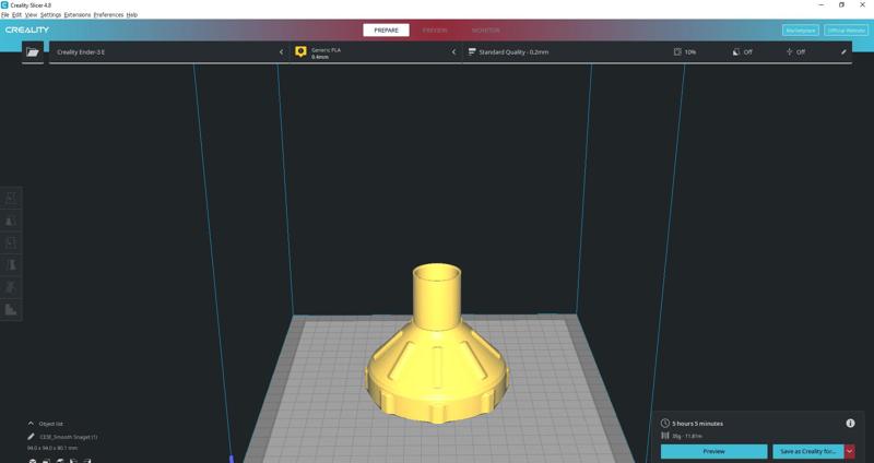 pool vacuum adapter stl