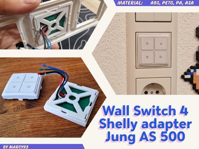 Shelly Wall Switch 4 in Shelly AS 500