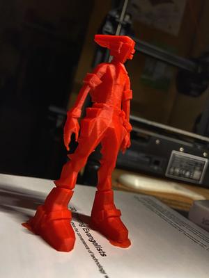 Red - Bombrush CyberFunk figurine