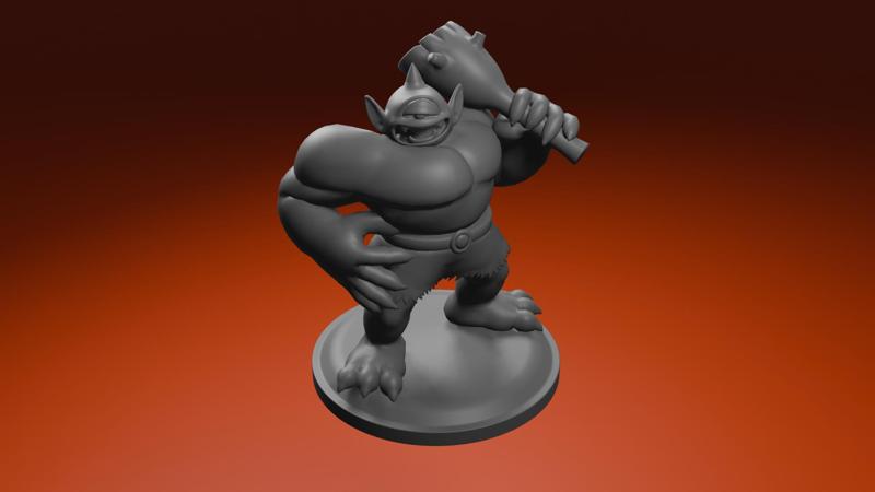 Gigantes/Cyclops Figurine (Dragon Quest)