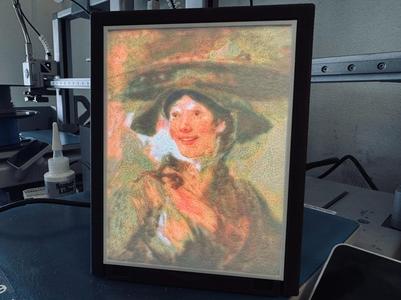 "The Shrimp Girl" by William Hogarth Color Litho