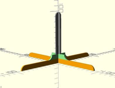 simple flute stand parametric