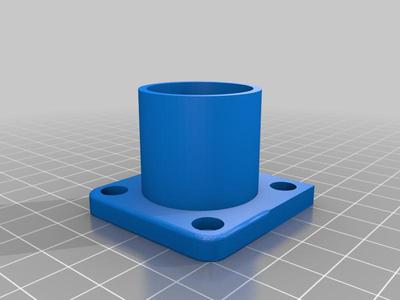 adaptor motor 26mm  dc from dvd (replace stepper) with titan extruder