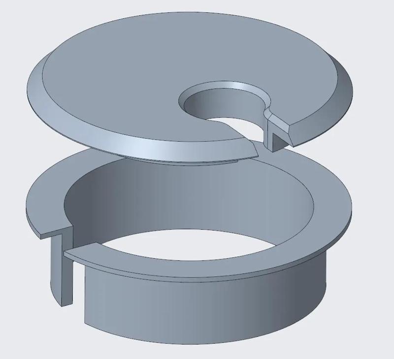 2" Desk Wire Hole Cover   