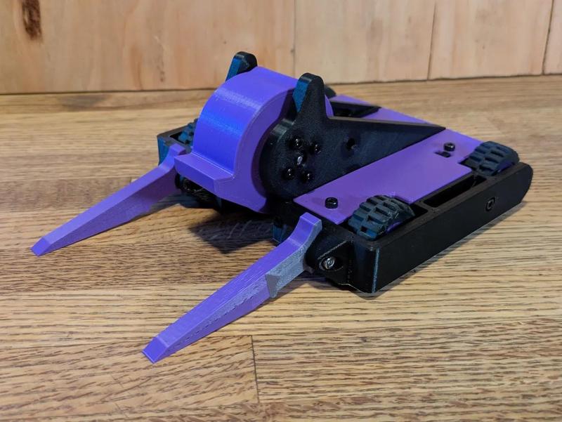 Force Knight - 1lb Plastic Antweight Combat Robot   