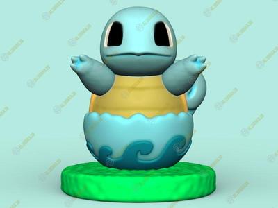 squirtle easter egg container