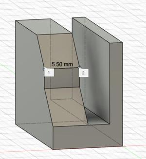 Artillery_Sidewinder_X1_Extruder_Lever_Brace_V2_4.5mm-5.5mm (Customizable)