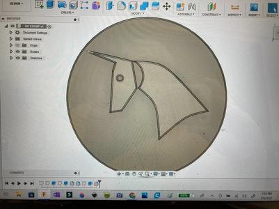 POTTERY HORSEHEAD STAMP