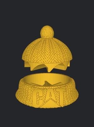 GRINDER WEED WOOL CUP XXL GRINDERKING 90X90X70MM READY TO PRINT - PRINT ON SITE - EASY PRINT.