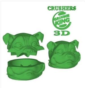 MY DOG GRINDER GRINDERKING 90X86X66 MM READY TO PRINT - PRINT ON SITE - EASY PRINT