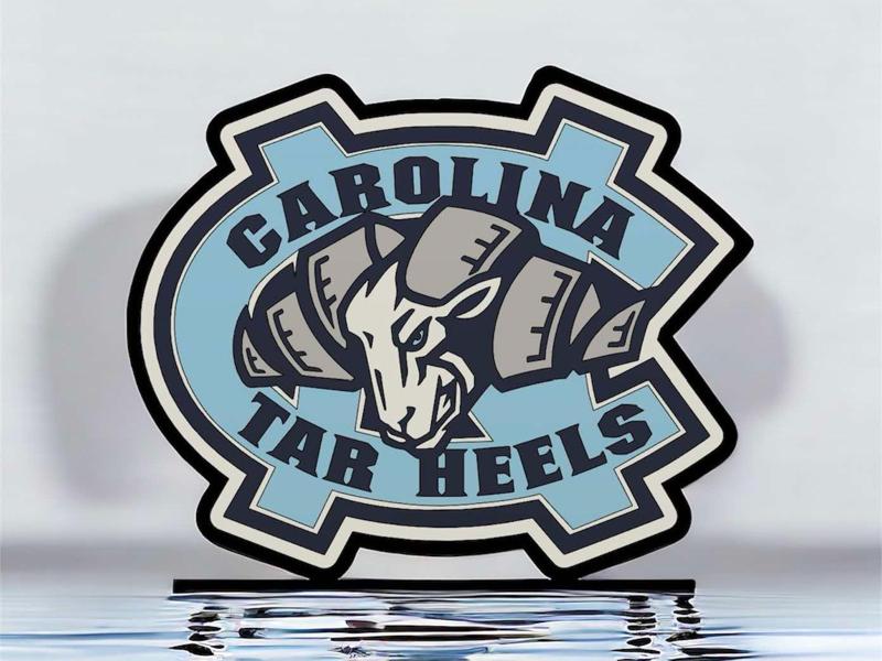 North Carolina Tarheels LED Lamp
