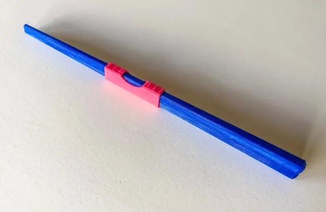 Chopsticks, holster and stand.   