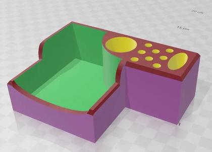 Organizer tray for printer   
