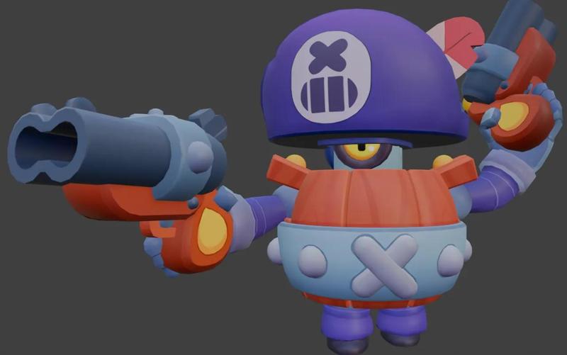 Darryl - Brawl Stars   