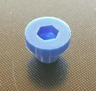 Round Knob for 6mm Nut or Bolt