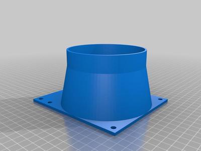120mm fan to 4 inch ducting adapter