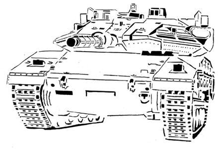 Tank stencil 3