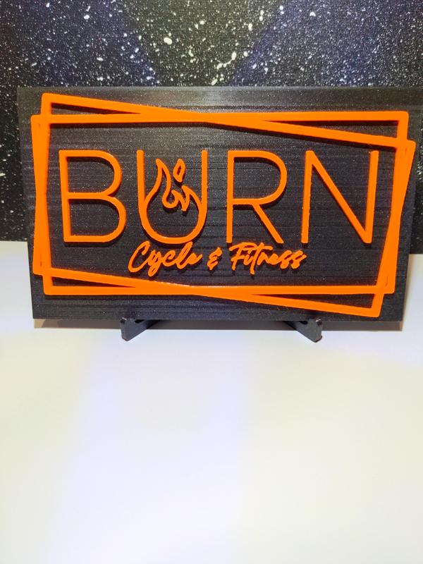 Burn Cycle And Fitness Sign