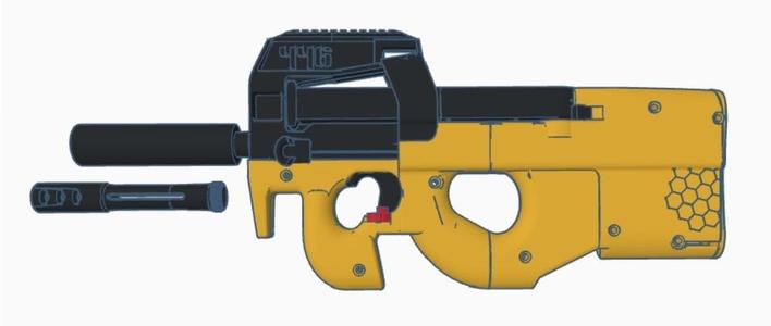 FN P90 Chassis / Bullpup for the Ruger 10 22