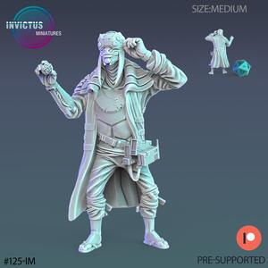 Space Ship Navigator ‧ Sci-Fi Miniature ‧ Wargame Miniatures ‧ Tabletop 3D Model ‧ RPG Miniature ‧ Cyberpunk Construct ‧ Steampunk War Machine ‧ STL FILE