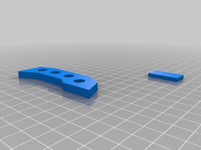 chassis mount for 1/10 rc car wing