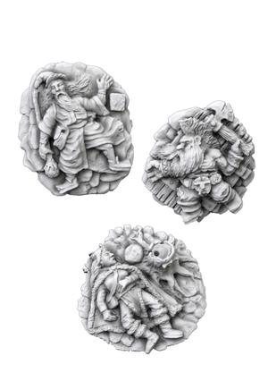 Dead Wizard, Dwarf Slayer & Cleric - Fatal Fantasy