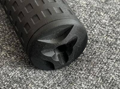 Airsoft suppressor front cap 6