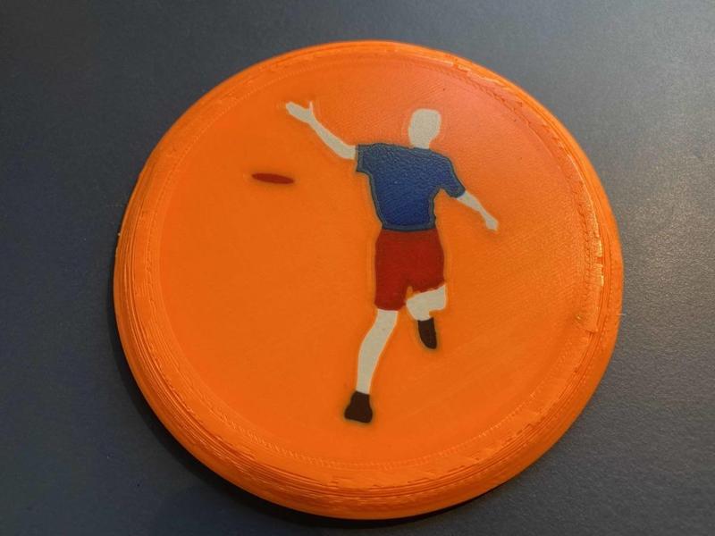 Disc golf marker - PDGA man - MMU