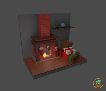 Cozy Fireplace - Winter (Christmas)