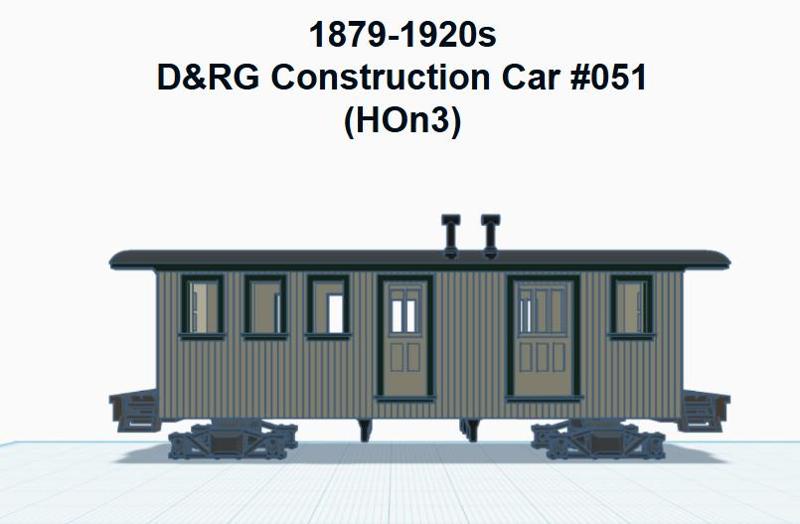D&RG Construction Car #051 (HOn3)