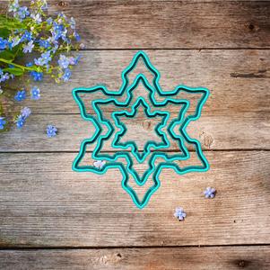 cookie cutter snowflake set