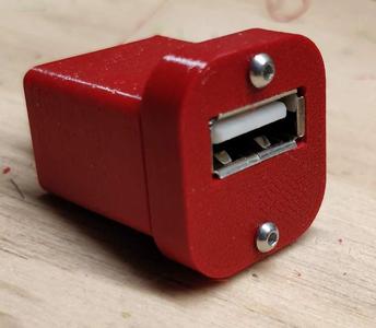 USB-A Female Breakout Cable Housing
