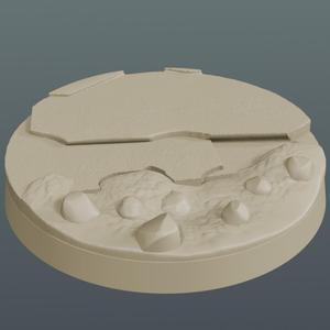 Urban Rubble Cracked Pavement Base – 32mm Scenic