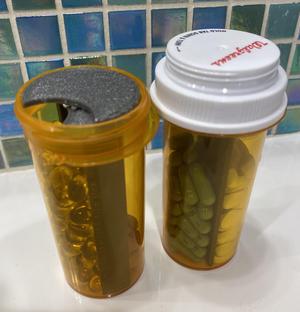 Rx Prescription Bottle Divider