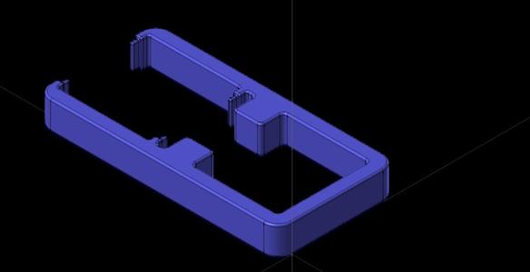 Cable management for .8" square tubing 