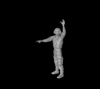 Ground support staff-issue instructions-1 3D digital character model