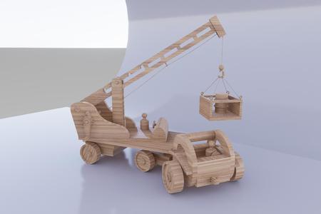 toy truck-crane