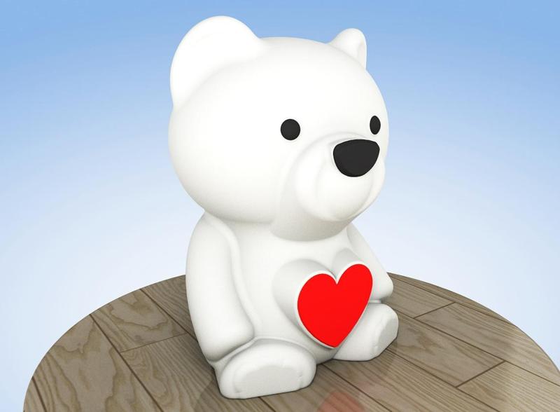 Teddy bear with heart