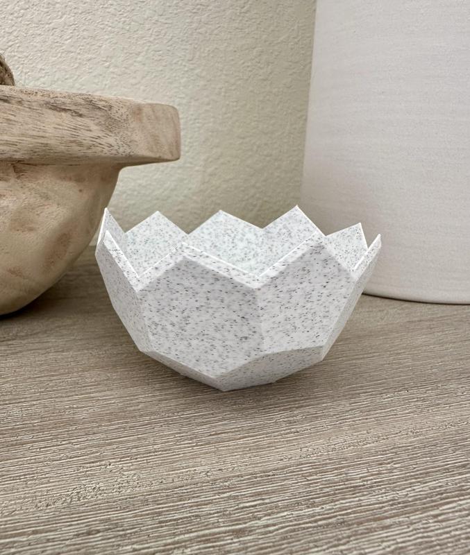 simple half-icosahedron dish