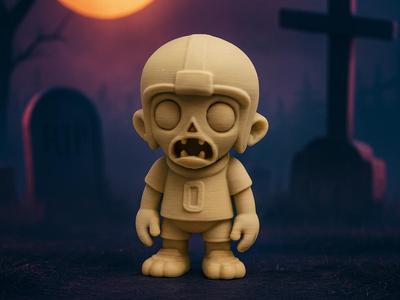 Football - Sport - Zombie with a blank stare "the 0"