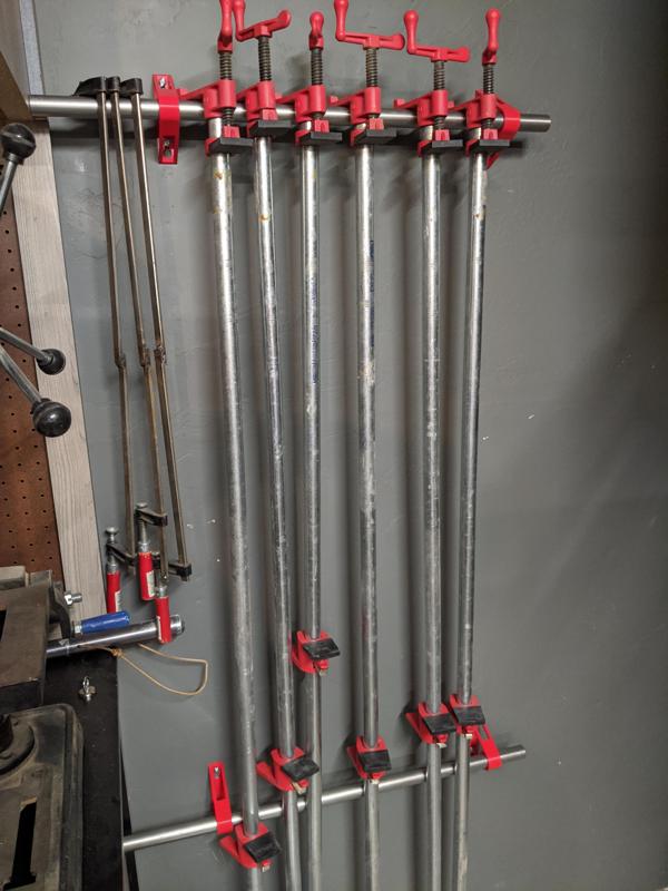 Wood Clamp Bar Holder