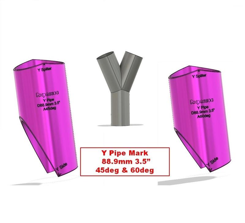 Y Cut Pipe  (D88.9mm 3.5")