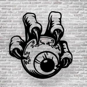 Demon claw with eyeball : Halloween